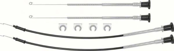 Picture of 1970-81 Camaro / Firebird Without AC Kick Panel Cable Set 
