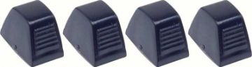 Show details for 1965-81 Black Temperature Heater Control Knob Set  Picture of 1965-81 Black Temperature Heater Control Knob Set
