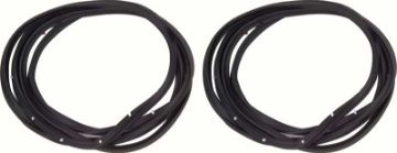 Show details for 1965-66 Impala / Full-Size 2 Door Sedan Door Frame Weatherstrip With Clips  Picture of 1965-66 Impala / Full-Size 2 Door Sedan Door Frame Weatherstrip With Clips