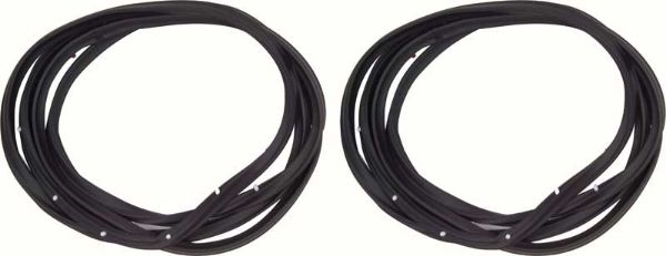 Picture of 1965-66 Impala / Full-Size 2 Door Sedan Door Frame Weatherstrip With Clips 