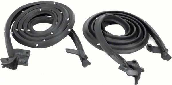 Picture of 1965-66 Impala / Caprice 2 Door Hardtop / Convertible Door Frame Weatherstrip