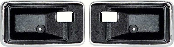 Picture of 1977-81 Camaro / Firebird Black Door Handle Escutcheon 