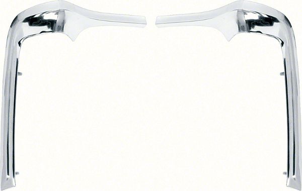 Picture of 1968-72 Chevy II / Nova Eyebrow Moldings - Pair 