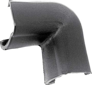 Show details for 1966-67 Chevy II / Nova 2 Door Hardtop Upper Rear Window Inner Corner Molding  Picture of 1966-67 Chevy II / Nova 2 Door Hardtop Upper Rear Window Inner Corner Molding