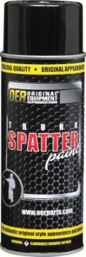 Show details for Black and Aqua Trunk Spatter Paint 16 Oz Can  Picture of Black and Aqua Trunk Spatter Paint 16 Oz Can