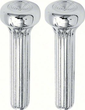 Show details for Chrome Ribbed Diecast Door Lock Knobs  Picture of Chrome Ribbed Diecast Door Lock Knobs