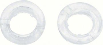 Show details for 1967 Clear Plastic Door Lock Knob Ferrules  Picture of 1967 Clear Plastic Door Lock Knob Ferrules