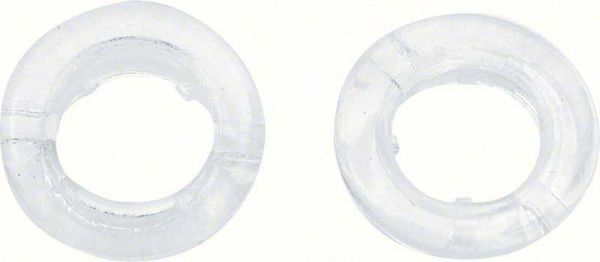 Picture of 1967 Clear Plastic Door Lock Knob Ferrules 