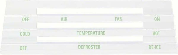 Picture of 1967 F-Body Heater Control Lens Without A/C 