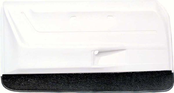 Picture of 1969 Camaro Coupe / Convertible White Deluxe Door Panels with Black Carpet 