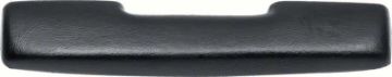 Show details for 1965-67 Black Urethane Front Arm Rest Pad  Picture of 1965-67 Black Urethane Front Arm Rest Pad