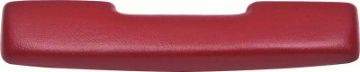 Show details for 1965-67 Red Urethane Front Arm Rest Pad  Picture of 1965-67 Red Urethane Front Arm Rest Pad