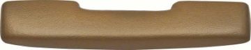 Show details for 1965-67 Gold Urethane Front Arm Rest Pad  Picture of 1965-67 Gold Urethane Front Arm Rest Pad