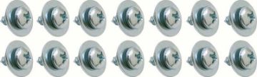 Show details for 1967-69 Camaro / Firebird Convertible 14 Piece Rain Gutter Mounting Screw Set  Picture of 1967-69 Camaro / Firebird Convertible 14 Piece Rain Gutter Mounting Screw Set