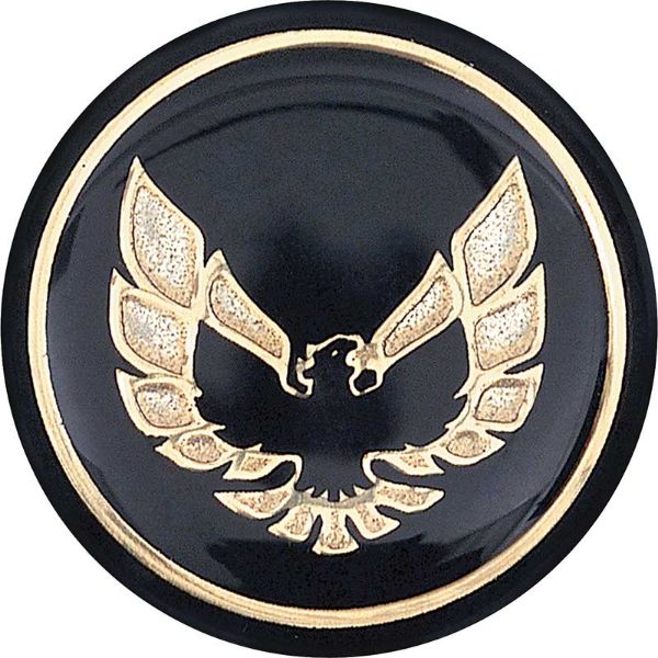 Picture of 1976-81 Firebird Shift Button Emblem-Black With Gold 