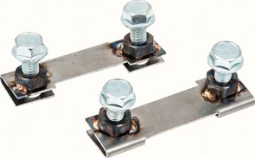 Show details for 1977-78 Firebird/Trans Am Front Bumper Cover Bracekts - Pair  Picture of 1977-78 Firebird/Trans Am Front Bumper Cover Bracekts - Pair