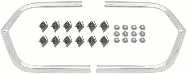 Picture of 1963 Impala / Full Size Rear Corner Cove Moldings 