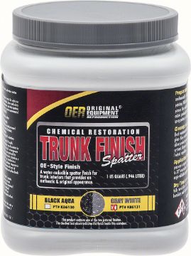 Show details for Gray and White Trunk Spatter Paint Quart  Picture of Gray and White Trunk Spatter Paint Quart