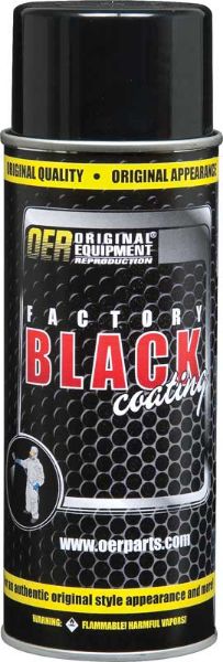 Picture of "Factory Black" Low Gloss Black Paint - 16 Oz Aerosol Can