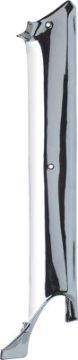 Show details for 1967 Camaro / Firebird Coupe Chrome Inner Pillar Post Moldings  Picture of 1967 Camaro / Firebird Coupe Chrome Inner Pillar Post Moldings