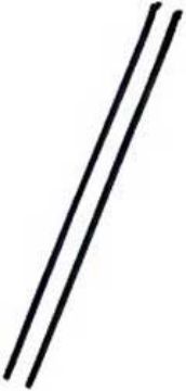 Show details for 1967 Camaro / Firebird Vent Frame Window Glass Run Vertical Weatherstrip  Picture of 1967 Camaro / Firebird Vent Frame Window Glass Run Vertical Weatherstrip