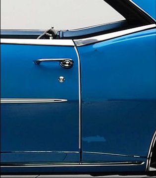 Show details for 1967-68 Camaro / Firebird Door Edge Guards  Picture of 1967-68 Camaro / Firebird Door Edge Guards