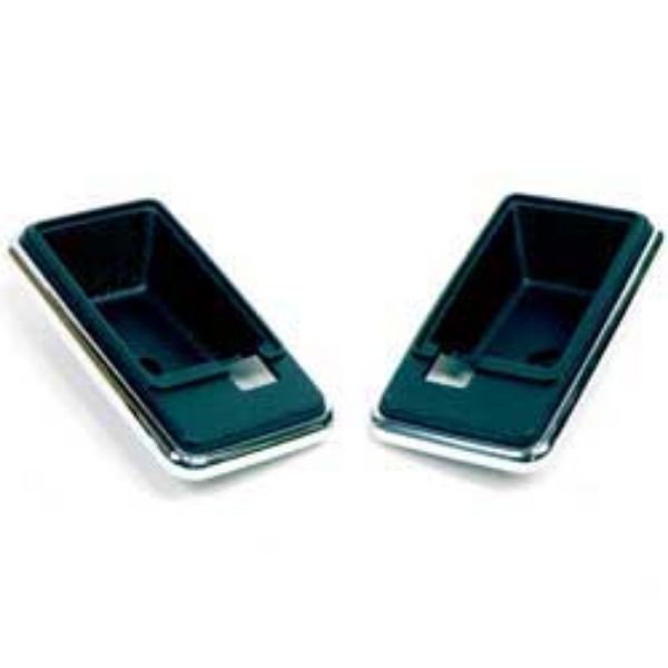 Picture of 1975-81 GM Black Door Handle Escutcheons 