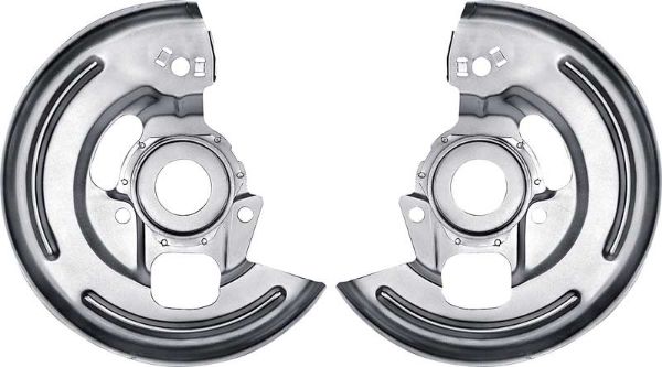 Picture of 1967-68 Disc Brake Backing Plate With 4 Piston Calipers - Pair 