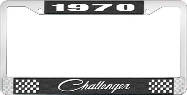 Picture of 1970 Challenger License Plate Frame - Black