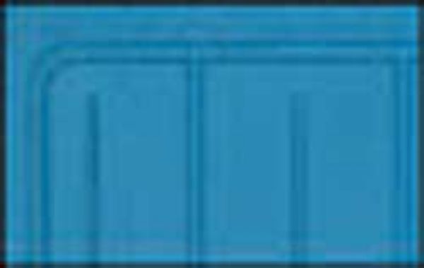 Picture of 1961-64 Chevrolet Without Console Medium Blue 2 Piece Front And Rear Rubber Floor Mat Set 