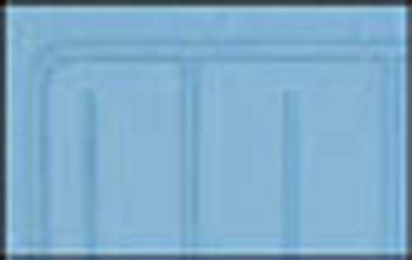 Picture of 1962-64 Chevy II / Nova Light Blue 2 Piece (Full Front / Full Rear) OE Style Rubber Floor Mat Set 