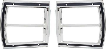 Show details for 1969 Dodge Dart Tail Lamp Trim Bezels  Picture of 1969 Dodge Dart Tail Lamp Trim Bezels