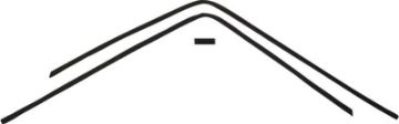 Show details for 1964-1965 Mopar B-Body 3-Piece Interior Rear Window Trim Set  Picture of 1964-1965 Mopar B-Body 3-Piece Interior Rear Window Trim Set