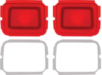 Show details for 1964 Dodge Polara Tail Lamp Lenses  Picture of 1964 Dodge Polara Tail Lamp Lenses