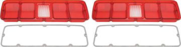 Show details for 1971 Plymouth Road Runner / GTX Tail Lamp Lenses Without Black Trim  Picture of 1971 Plymouth Road Runner / GTX Tail Lamp Lenses Without Black Trim