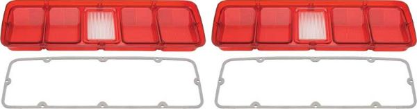Picture of 1971 Plymouth Road Runner / GTX Tail Lamp Lenses Without Black Trim 