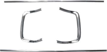 Show details for 1968 Dodge Charger 4 Piece Grill Trim Molding Set   Picture of 1968 Dodge Charger 4 Piece Grill Trim Molding Set