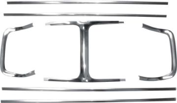 Show details for 1969 Dodge Charger 7 Piece Grill Trim Molding Set  Picture of 1969 Dodge Charger 7 Piece Grill Trim Molding Set