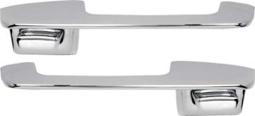 Show details for 1967-1970 Mopar A & B-Body Front Outer Door Handle Set With Chrome Buttons Picture of 1967-1970 Mopar A & B-Body Front Outer Door Handle Set With Chrome Buttons