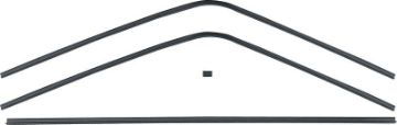 Show details for 1968-70 Charger 4 Piece Interior Rear Window Trim Set  Picture of 1968-70 Charger 4 Piece Interior Rear Window Trim Set