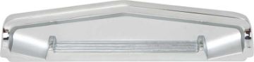 Show details for 1966-1968 Mopar B-Body Chrome Console Box Top Rear Trim  Picture of 1966-1968 Mopar B-Body Chrome Console Box Top Rear Trim