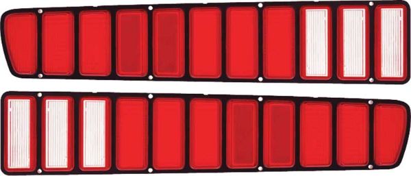 Picture of 1973-74 Dodge Charger Tail Lamp Lenses Without Silver accent 