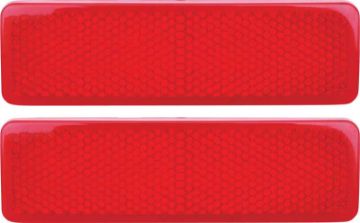 Show details for 1969 Mopar A & B-Body Red Rear Side Marker Lens Pr  Picture of 1969 Mopar A & B-Body Red Rear Side Marker Lens Pr