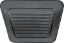 Show details for 1970-1972 Mopar B/E-Body Brake Or Clutch Pedal Pad  Picture of 1970-1972 Mopar B/E-Body Brake Or Clutch Pedal Pad