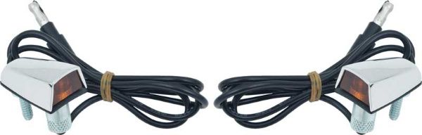 Picture of 1969-71 Mopar A, B & E-Body Fender Mounted Turn Signal Indicator Assemblies 