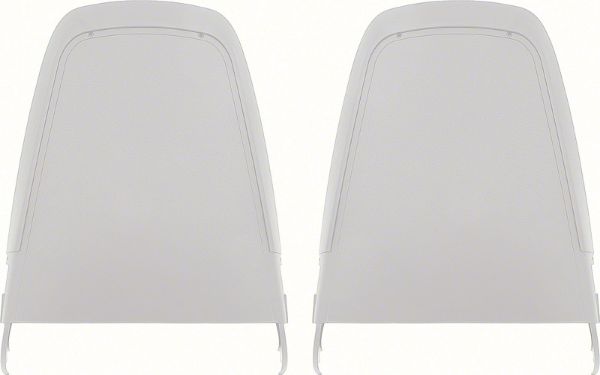 Picture of 1970-1971 Mopar A / B / E-Body White "Early Style" Restorers Choice&Trade; Bucket Seat Back Panels 