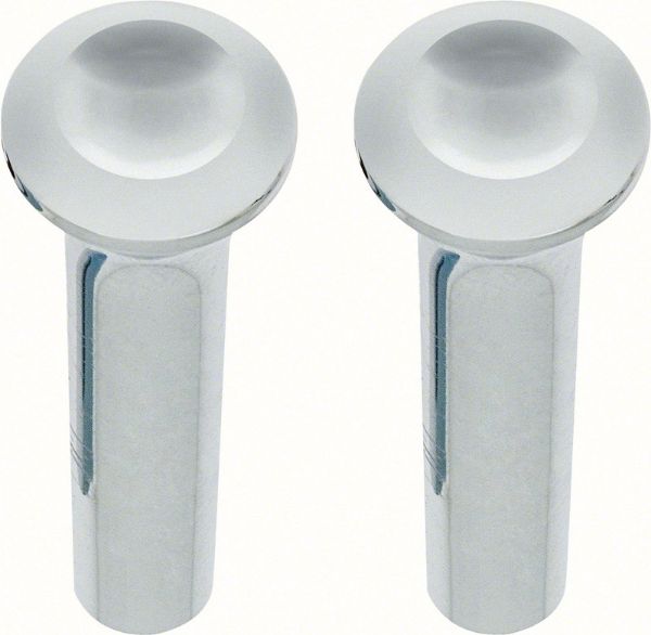 Picture of 1964-1974 Mopar A/B-Body Door Lock Knobs Chrome Pair 
