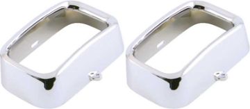 Show details for 1972-74 Plymouth Barracuda Park Lamp Bezels  Picture of 1972-74 Plymouth Barracuda Park Lamp Bezels