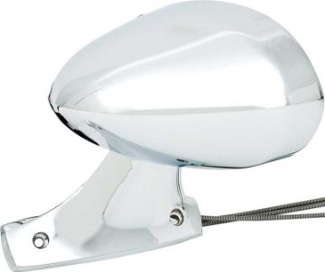 Show details for 1970 Mopar E-Body Left Hand Chrome Remote Outer Door Sport Mirror  Picture of 1970 Mopar E-Body Left Hand Chrome Remote Outer Door Sport Mirror