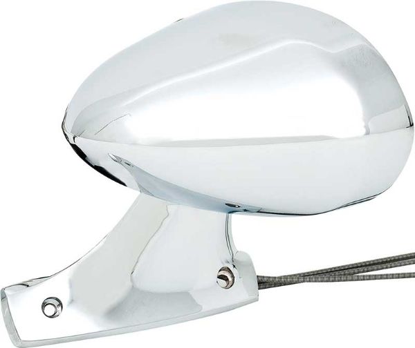 Picture of 1970 Mopar E-Body Left Hand Chrome Remote Outer Door Sport Mirror 